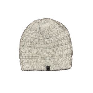 Unisex The North Face White Knit Beanie - One Size